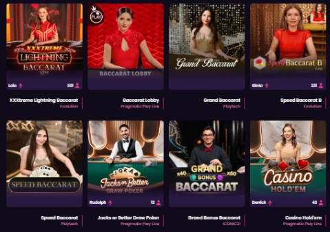 live baccarat